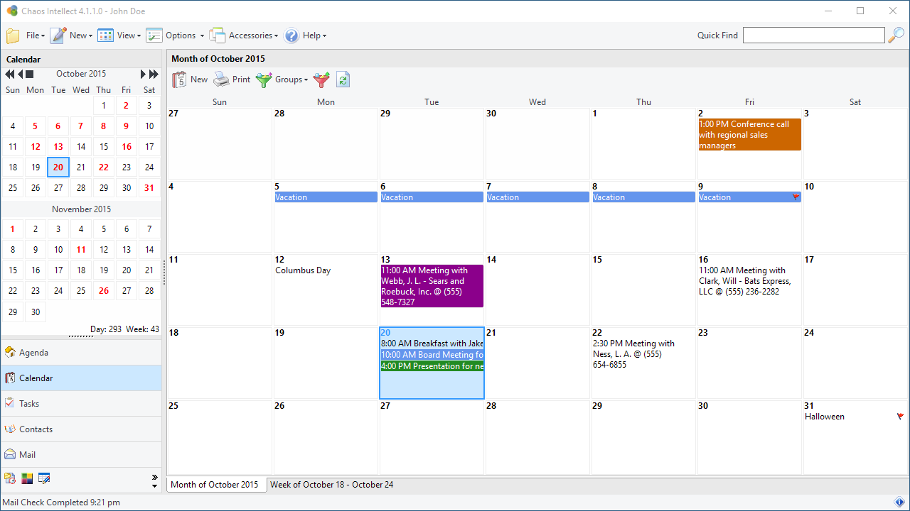 Contact Management Software Time And Chaos